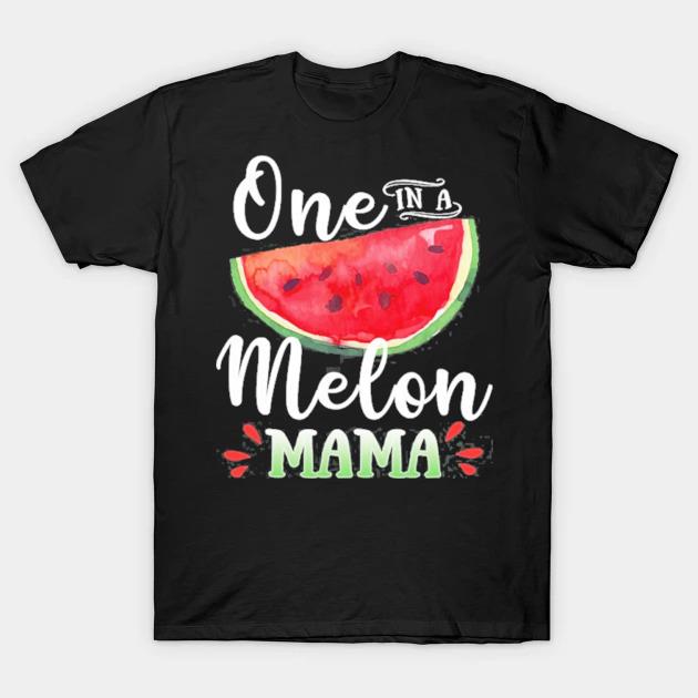 Family watermelon matching group one in a melon mama shirt