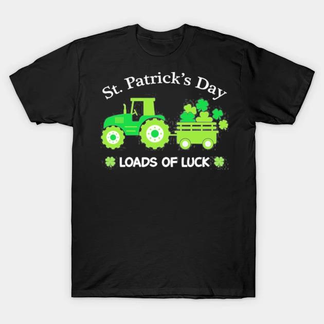 St. patrick's day tractor shirt