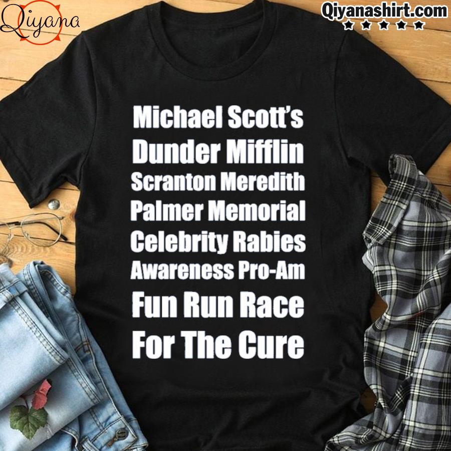 michael scott fun run race for the cure shirt