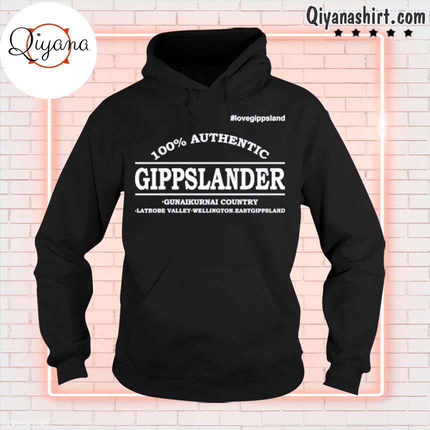100% authentic gippslander darrenchestermp s hoodie-black