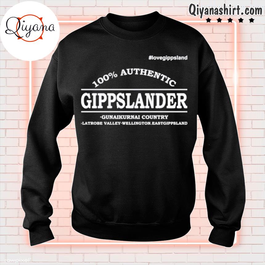 100% authentic gippslander darrenchestermp s sweatshirt-black