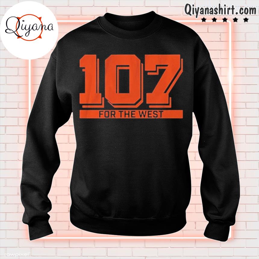 107 Wins For the West Shirt sweatshirt-black