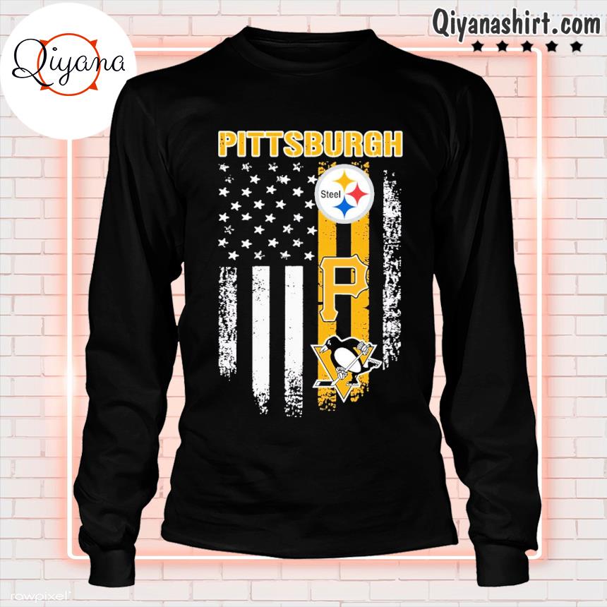 pittsburgh penguins american flag shirt