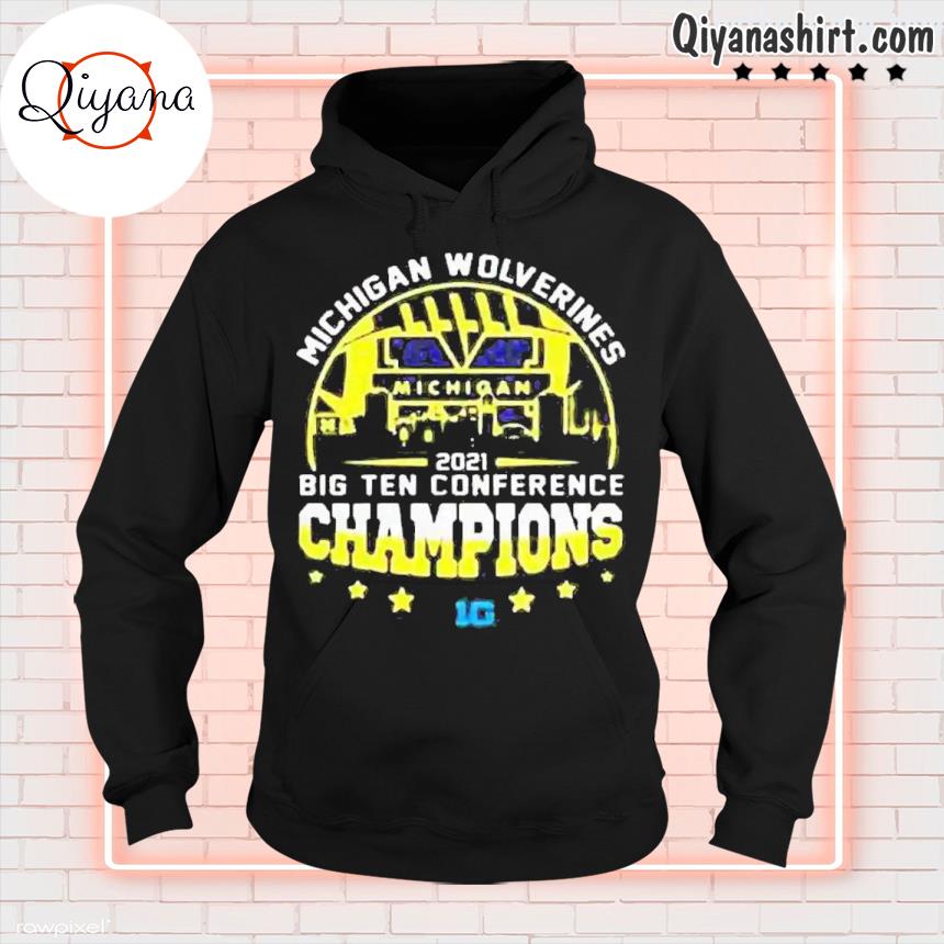 Michigan Football Sweatshirt Gift For Fans NCAA Michigan Champion B1G 2021 Hoodie Champion 2021 Shirt