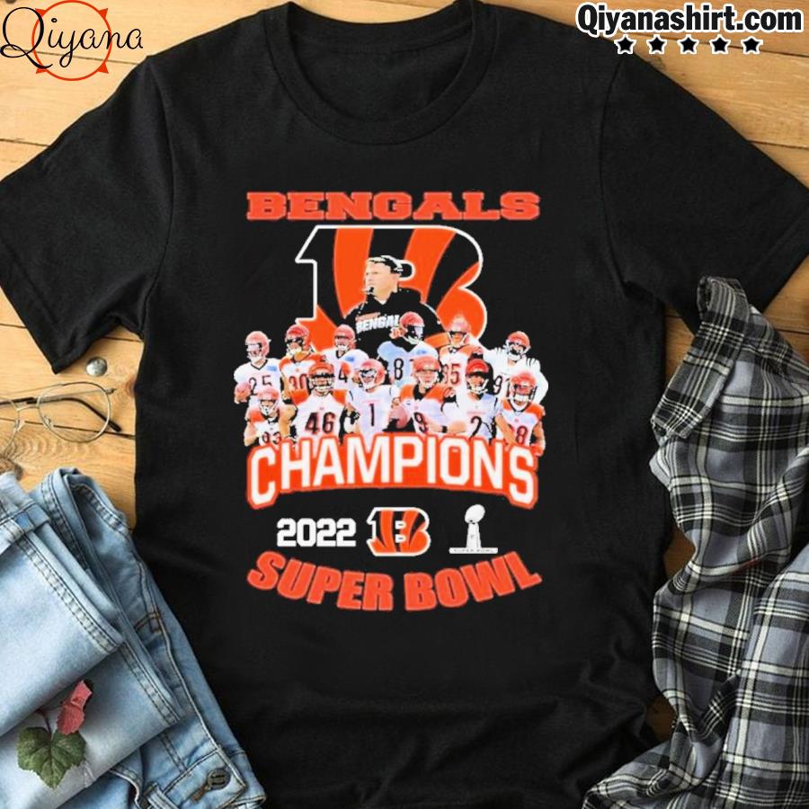 Cincinnati Bengals Champions 2022 Super Bowl shirt, hoodie, sweater, long  sleeve and tank top