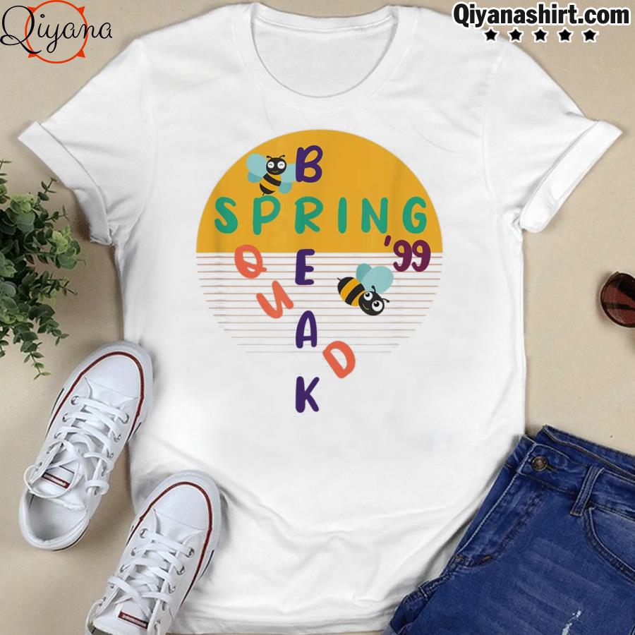 Spring break Squad Beach Colorful Tie bee Spring Break 2022 Shirt