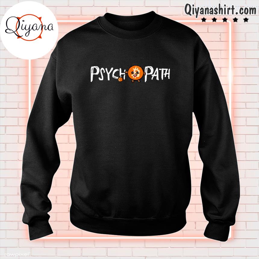 Block trainer merch bitcoin psychopath sweatshirt-black