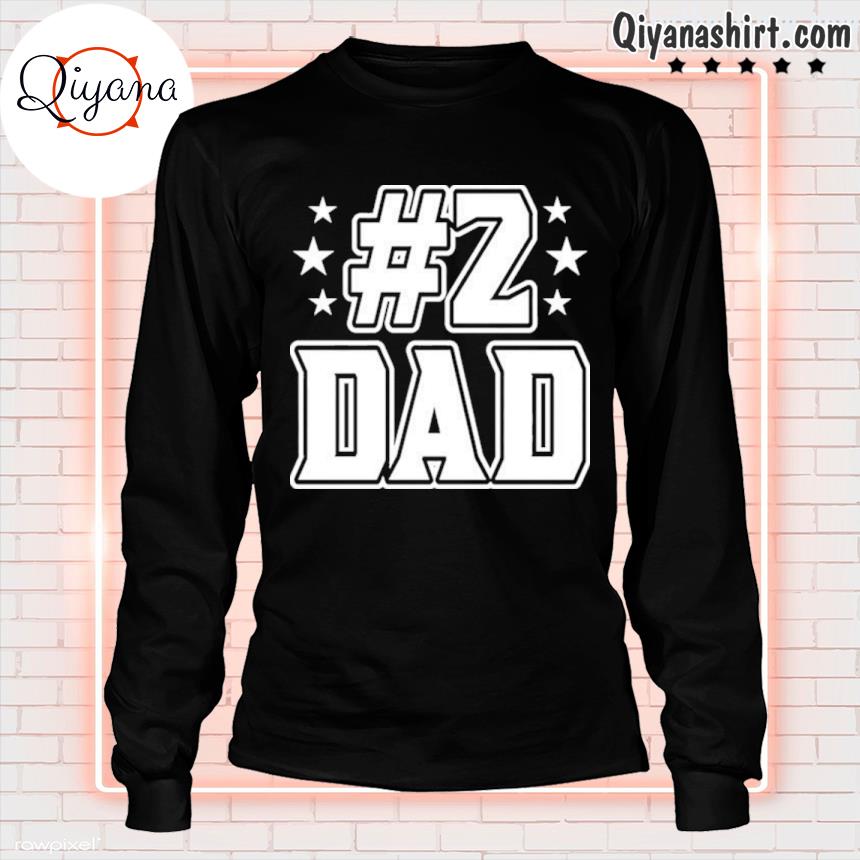 #2 dad longsleve-black