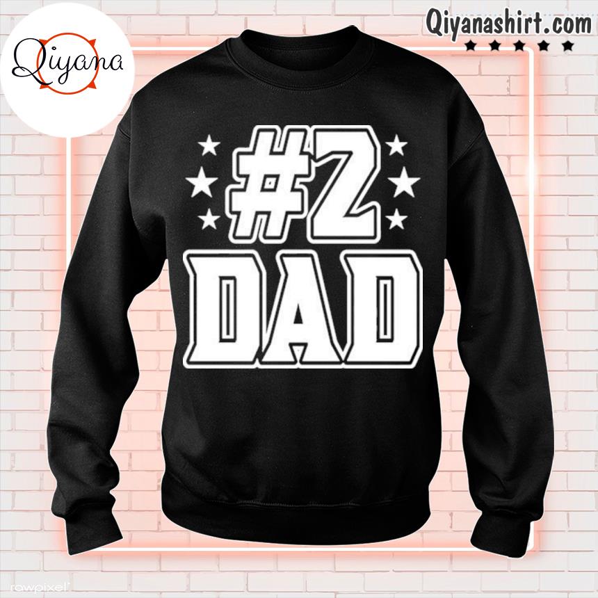 #2 dad sweatshirt-black