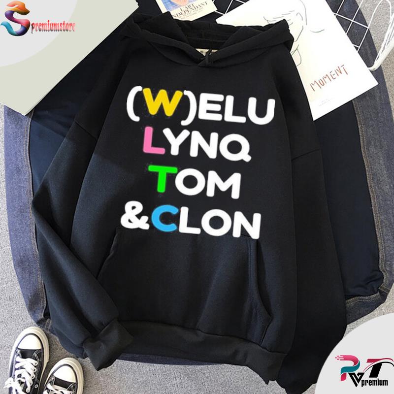 (w)elu lynq tom and clon s hoodie-black