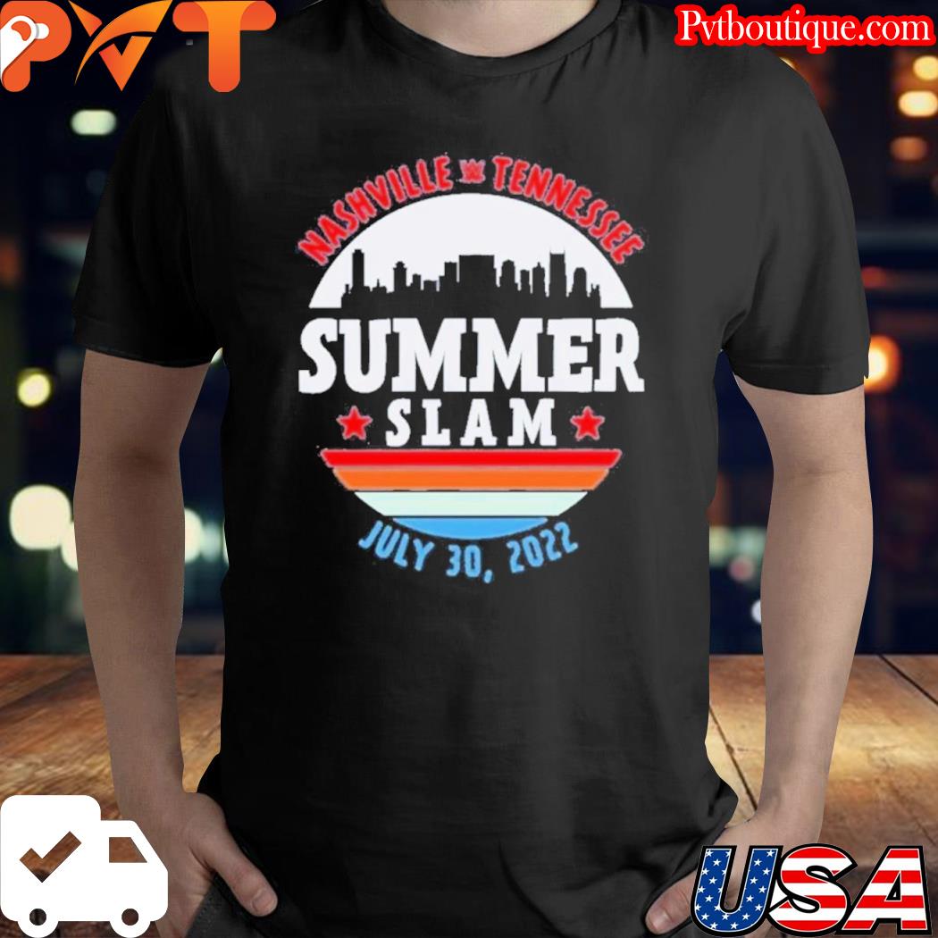 Wwe summerslam 2022 skyline vintage shirt