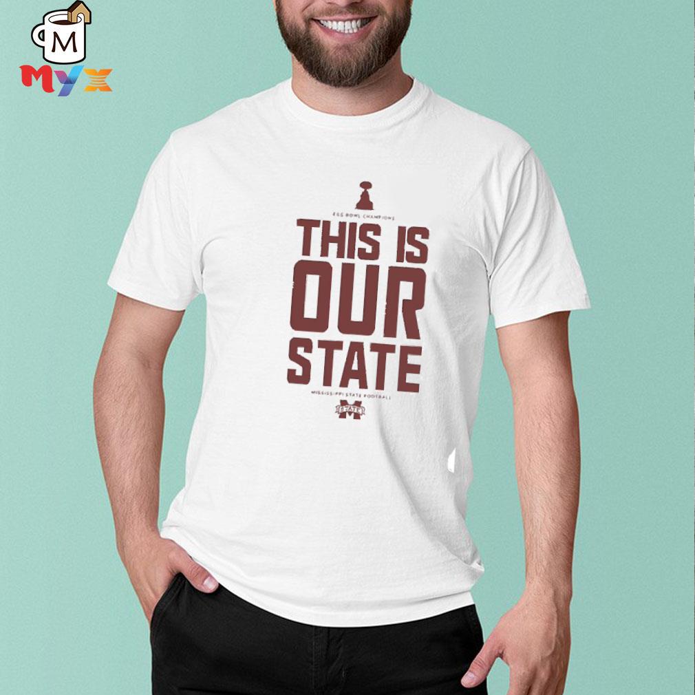 Adidas Egg Bowl Champions This Is Our State Mississippi State Football shirt