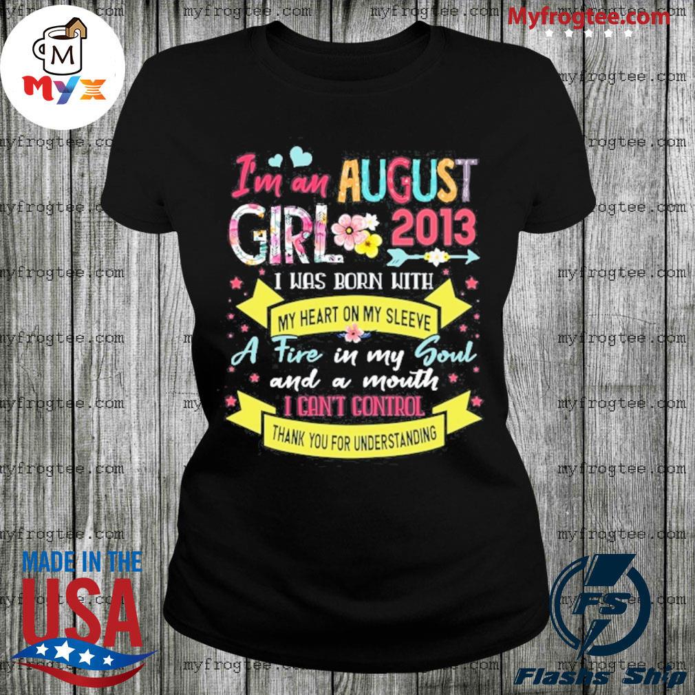 Awesome since 2013 8th birthday I'm an august girl 2013 s Ladies Tee