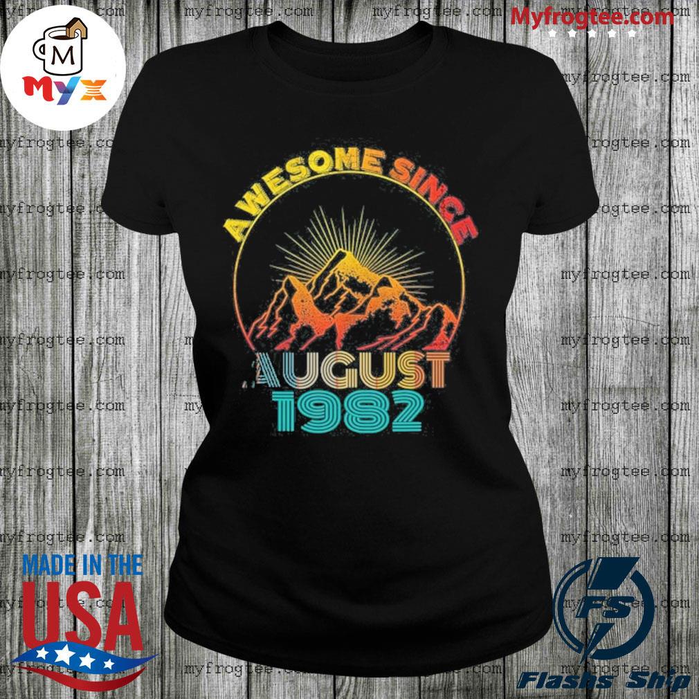 Awesome since august 1982 39yearold 39th birthday boy girl s Ladies Tee