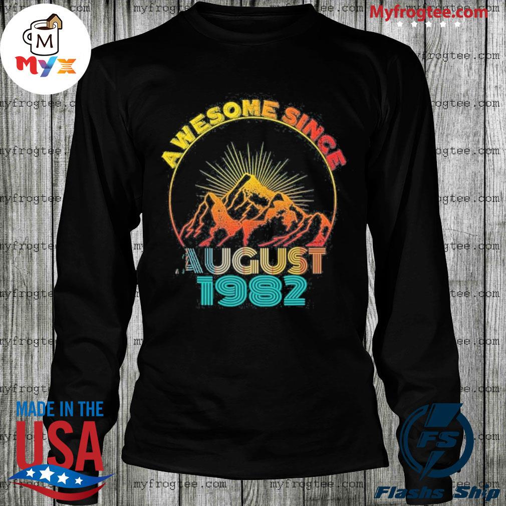 Awesome since august 1982 39yearold 39th birthday boy girl s LongSleeve