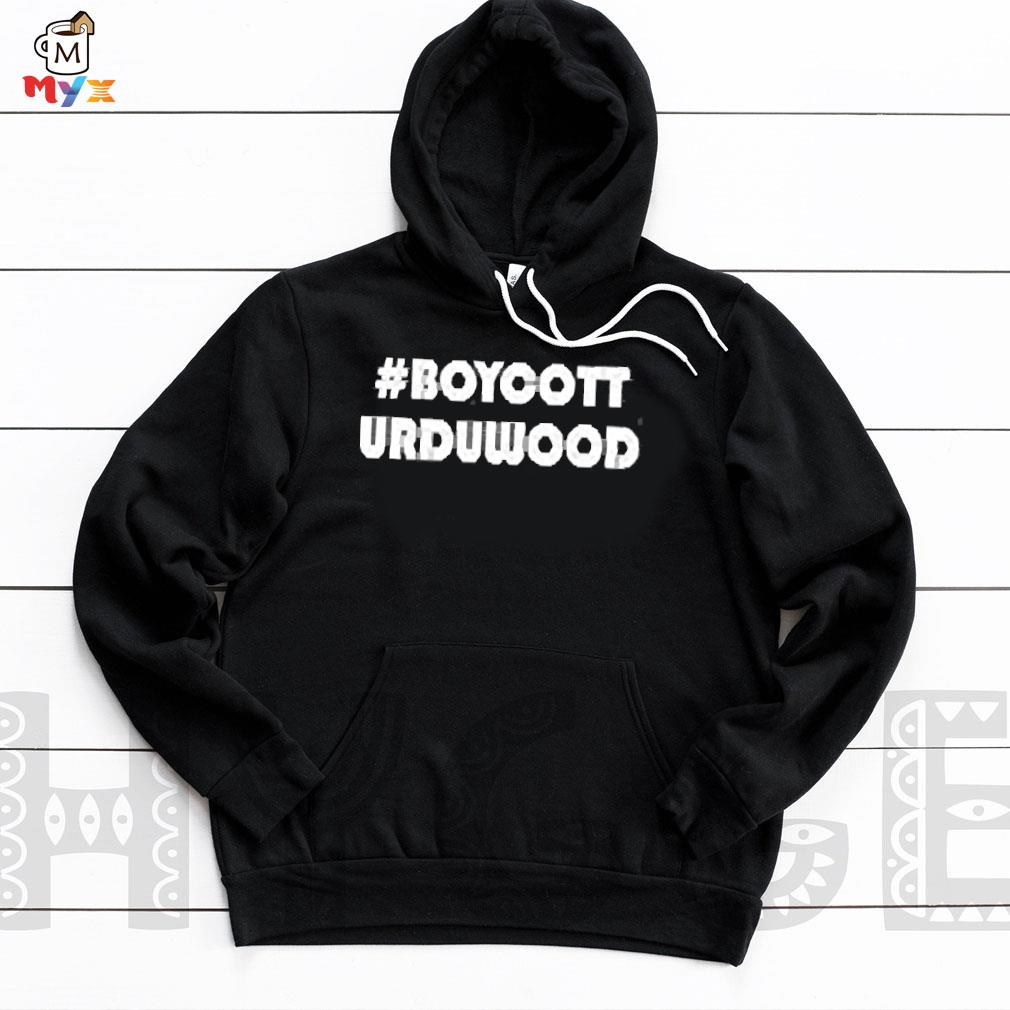 #boycott urduwood orange kritinova merch gems of bollywood Hoodie