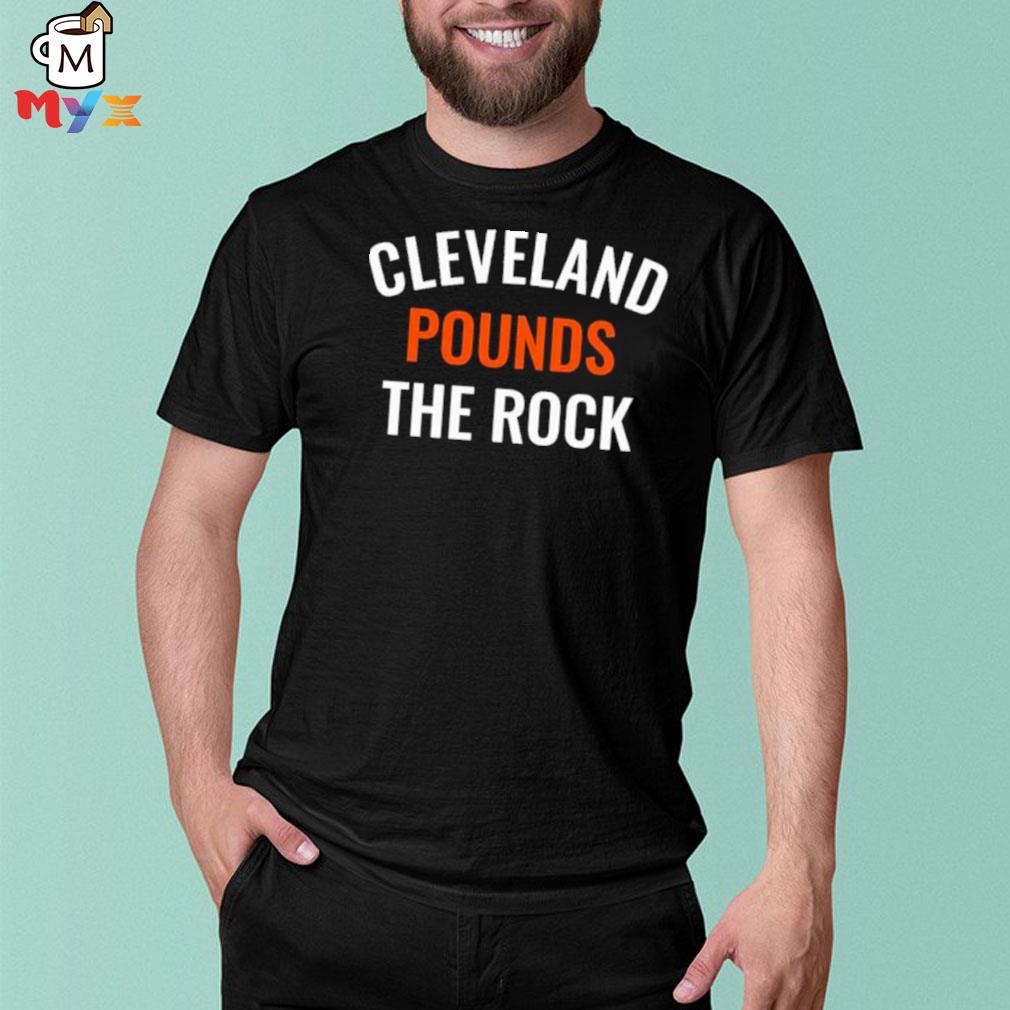 Cleveland pounds the rock shirt