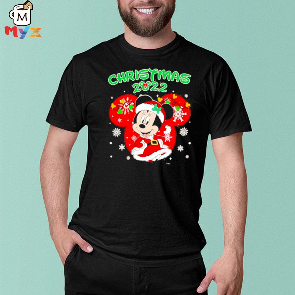 Disney Christmas 2022 minnie mouse santa Christmas 2022 shirt