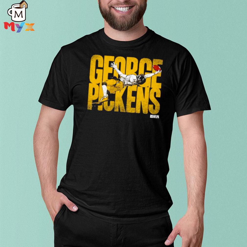 George pickens Pittsburgh one hand catch bold shirt