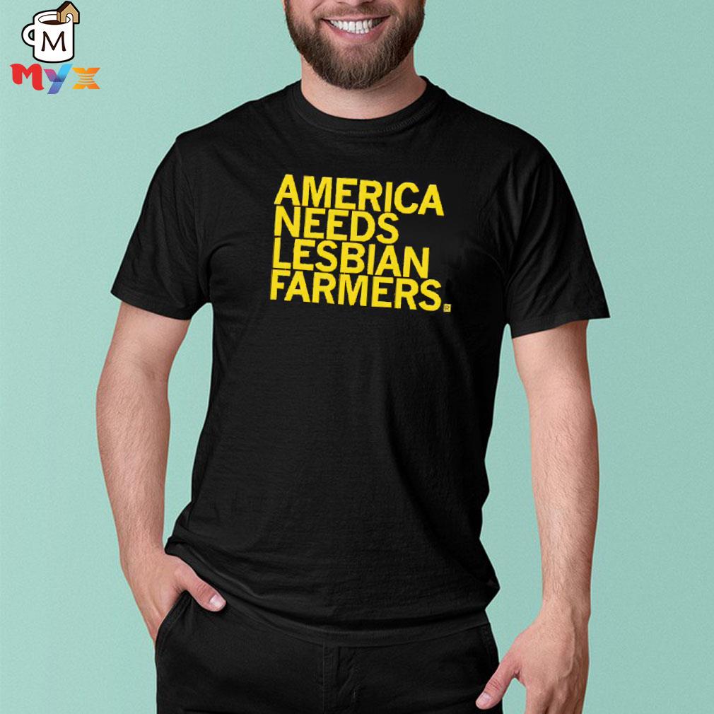 Lesbian farmers black shirt