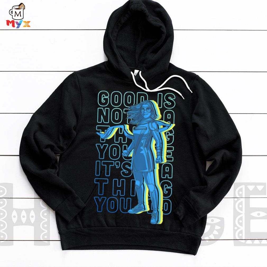 . Marvel do good text stack quote Hoodie