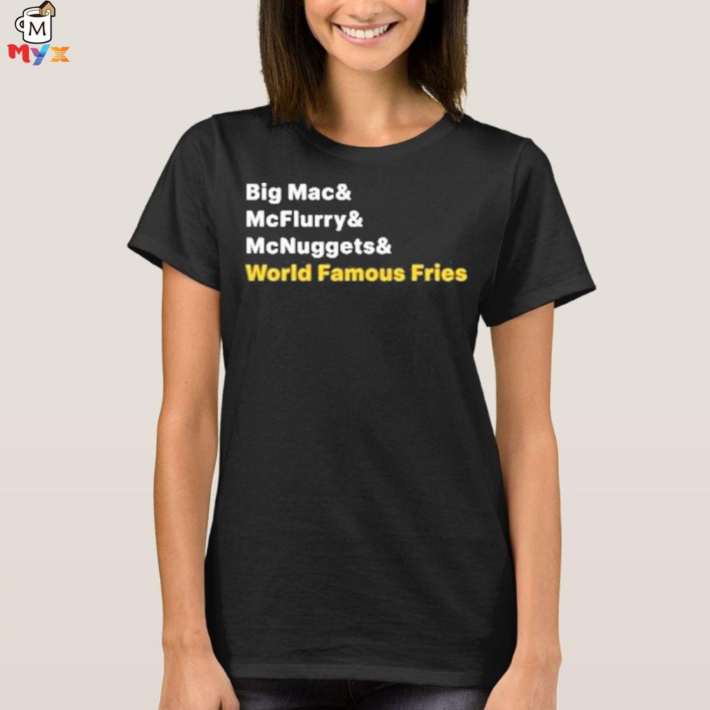 mcdonalds big mac t shirt