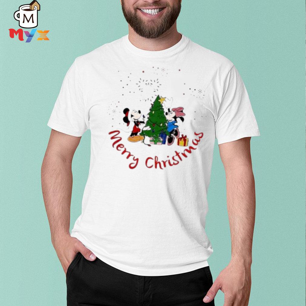 Mickey mouse and minnie mouse disney 2022 merry Christmas shirt