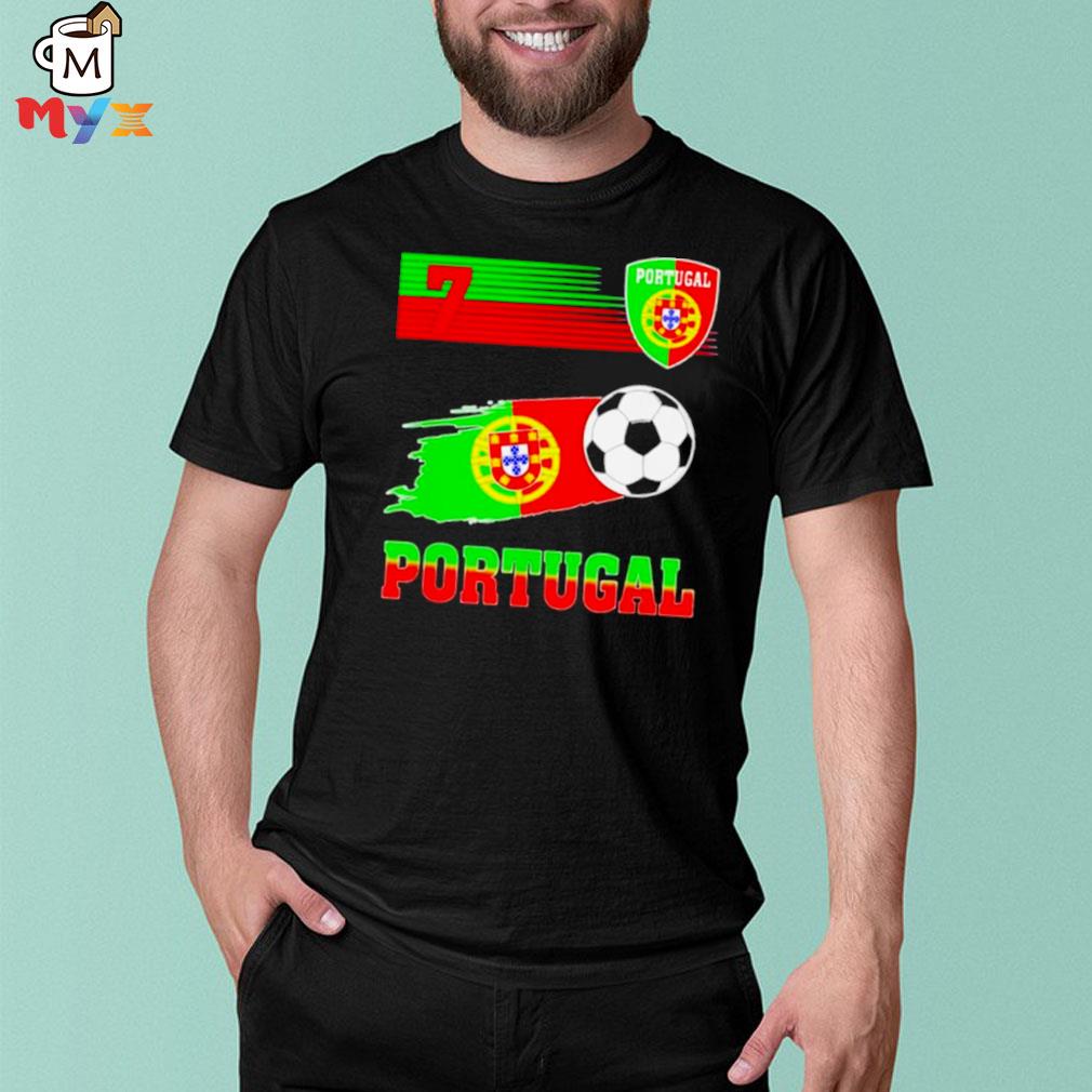 Portugal soccer flag jersey portuguese retro 7 2022 s shirt