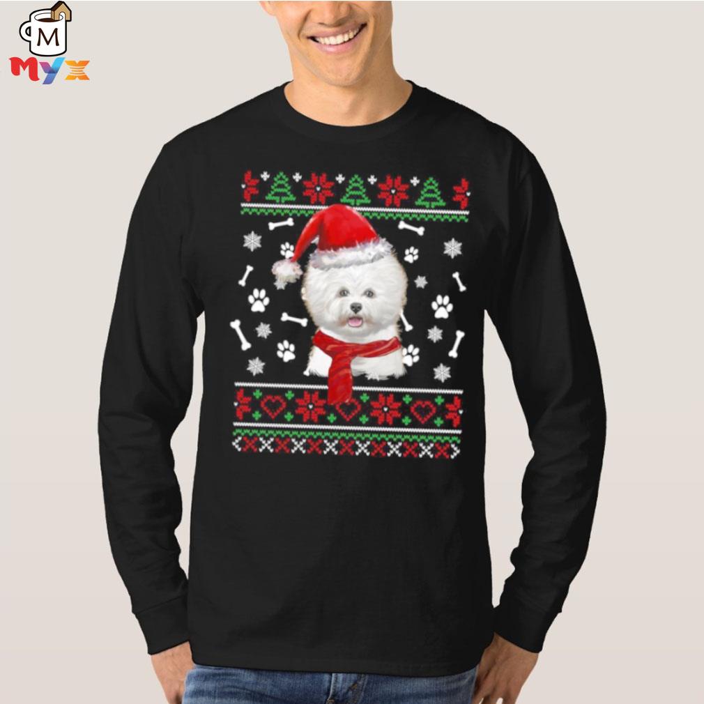 bichon frise christmas jumper