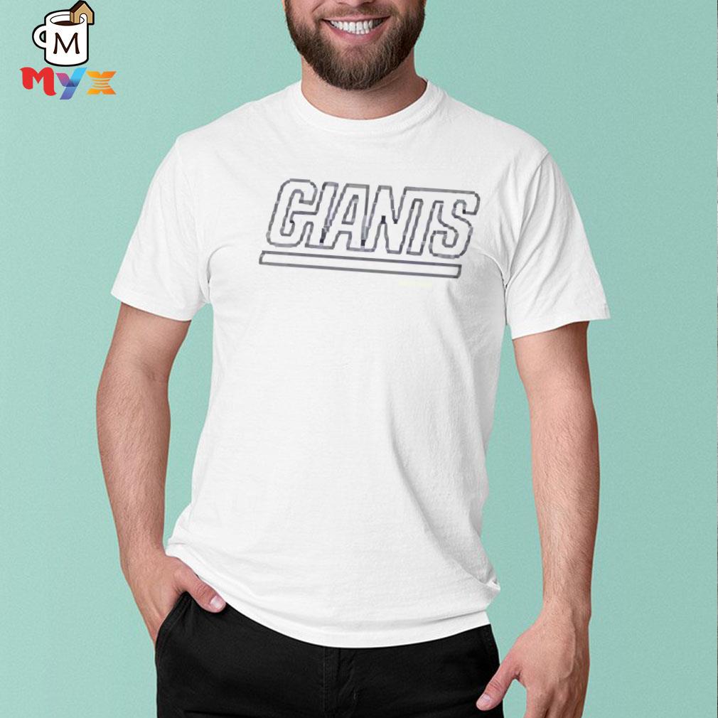 White out on mnf giants shirt